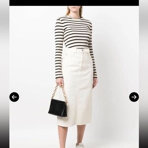 LEVIS white Midi Skirt 25
